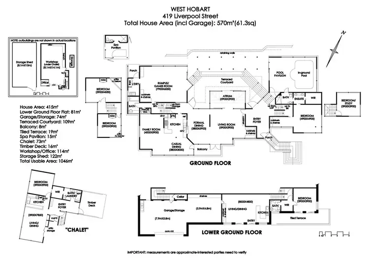 Floorplan of Homely house listing, 419 Liverpool Street, West Hobart TAS 7000