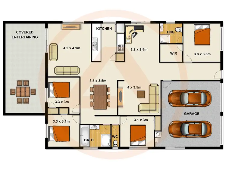 Floorplan of Homely house listing, 267 Logan Street, Eagleby QLD 4207