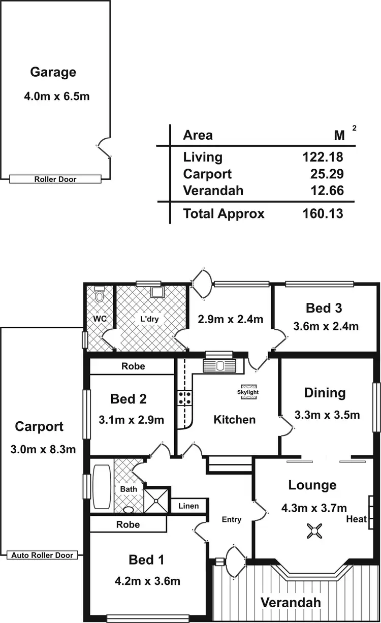 Floorplan of Homely house listing, 26 Leslie Avenue, Blair Athol SA 5084