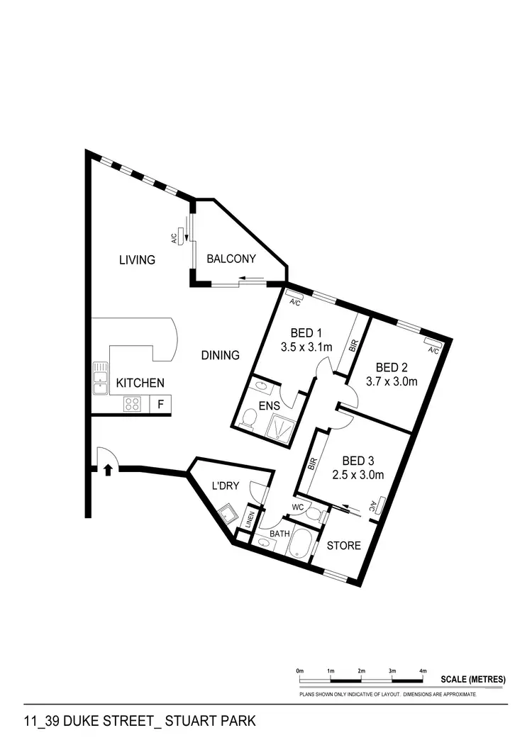 Floorplan of Homely unit listing, 11/39 Duke Street, Stuart Park NT 820