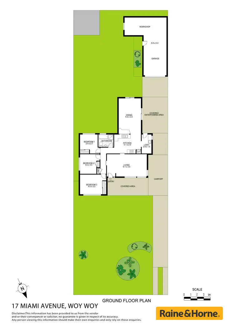 Floorplan of Homely house listing, 17 Miami Ave, Woy Woy NSW 2256