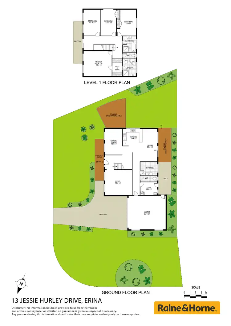 Floorplan of Homely house listing, 13 Jessie Hurley Drive, Erina NSW 2250