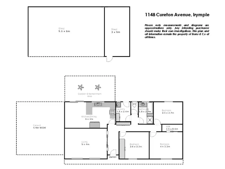 Floorplan of Homely house listing, 1148 Cureton Avenue, Irymple VIC 3498