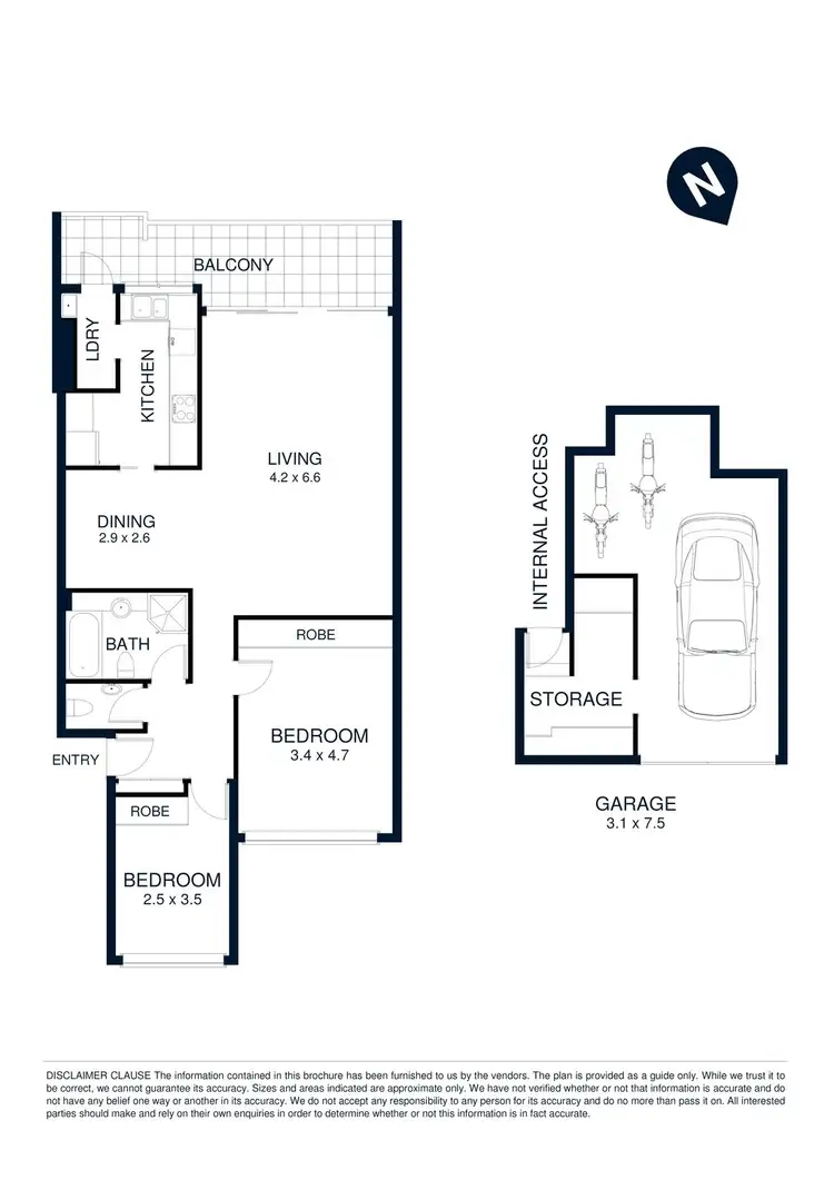 Floorplan of Homely apartment listing, 7/154 Bellevue Road, Bellevue Hill NSW 2023