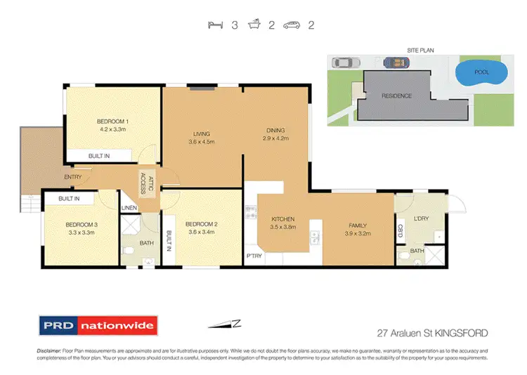 Floorplan of Homely house listing, 27 Araluen Street, Kingsford NSW 2032