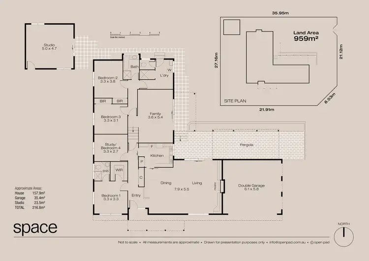 Floorplan of Homely house listing, 6 Skipton Way, City Beach WA 6015