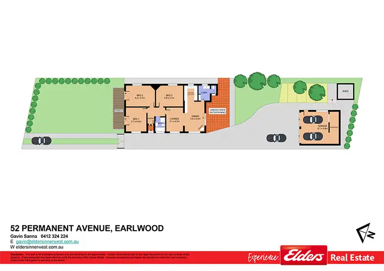 Floorplan of Homely house listing, 52 Permanent Avenue, Earlwood NSW 2206