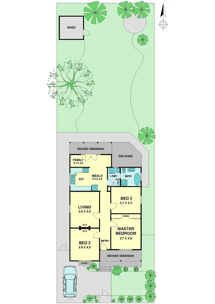 Floorplan of Homely house listing, 34 KING STREET, Essendon VIC 3040