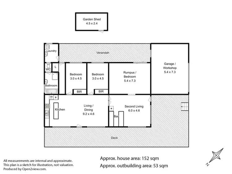 Floorplan of Homely house listing, 1361 Nicholls Rivulet Road, Nicholls Rivulet TAS 7112