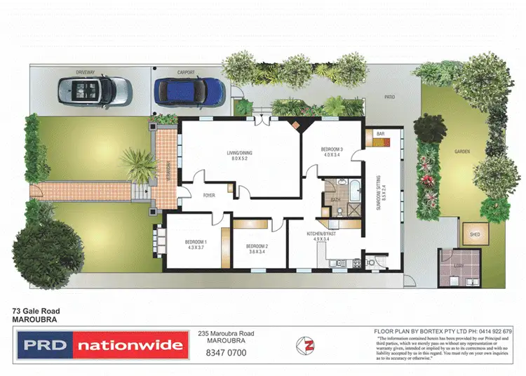 Floorplan of Homely house listing, 73 Gale Road, Maroubra NSW 2035