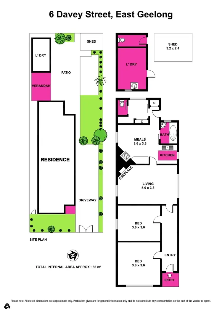 Floorplan of Homely house listing, 6 Davey Street, East Geelong VIC 3219