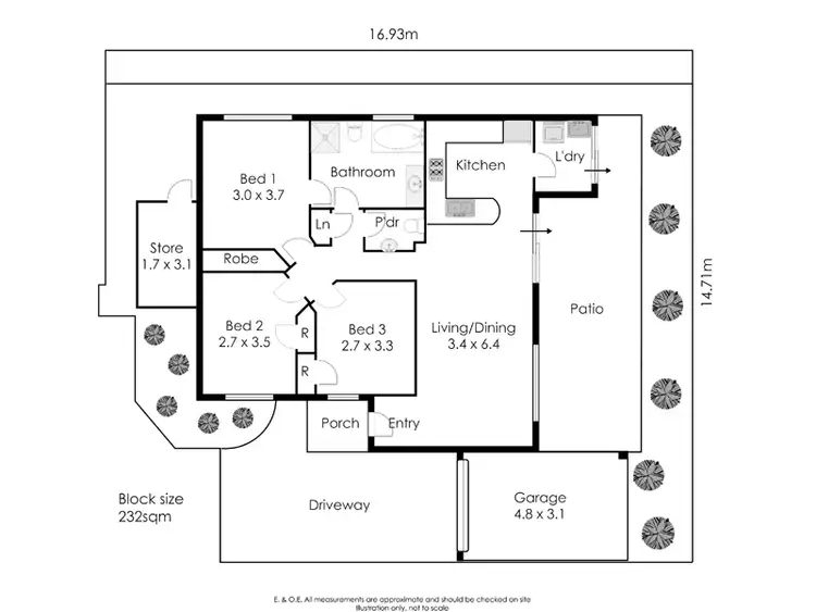 Floorplan of Homely villa listing, 9/56 Oats Street, East Victoria Park WA 6101