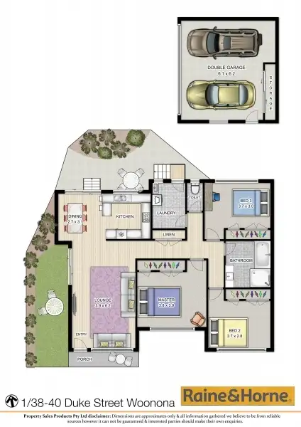 Floorplan of Homely villa listing, 1/38 - 40 Duke Street, Woonona NSW 2517