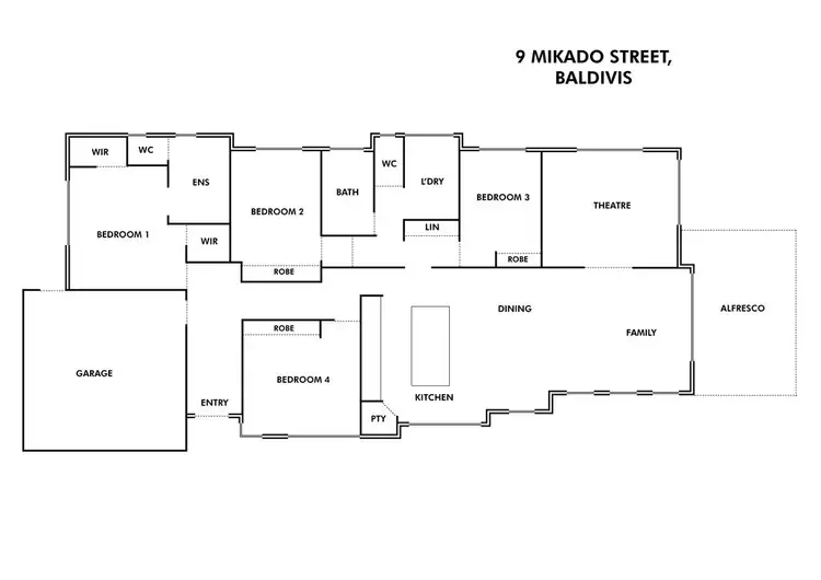 Floorplan of Homely house listing, 9 Mikado Street, Baldivis WA 6171