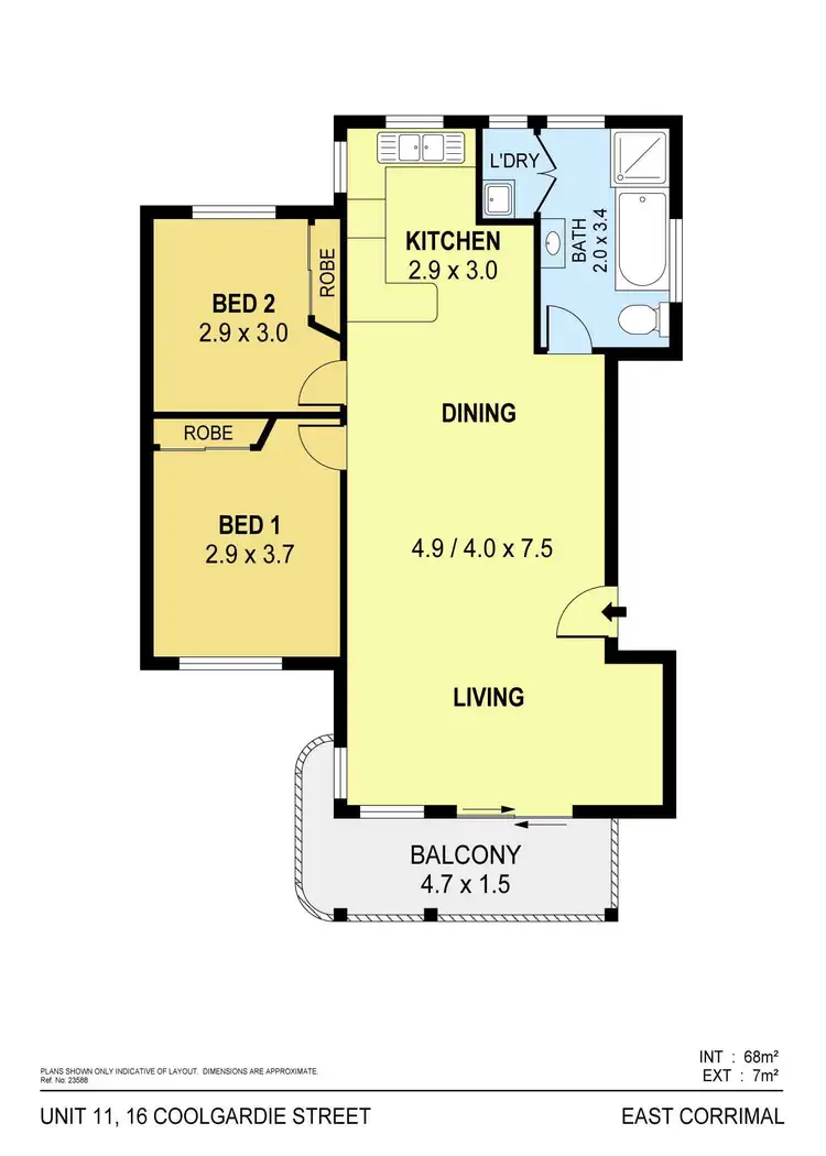 Floorplan of Homely apartment listing, 11/16 Coolgardie Street, Corrimal NSW 2518