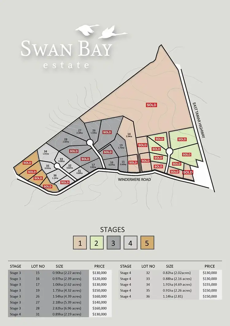Floorplan of Homely land listing, 12 Ardea Drive, Swan Bay TAS 7252