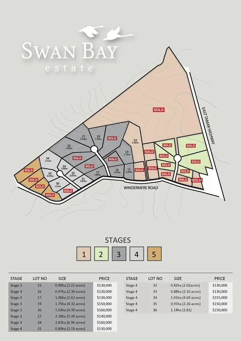 Floorplan of Homely land listing, 12 Ardea Drive, Swan Bay TAS 7252