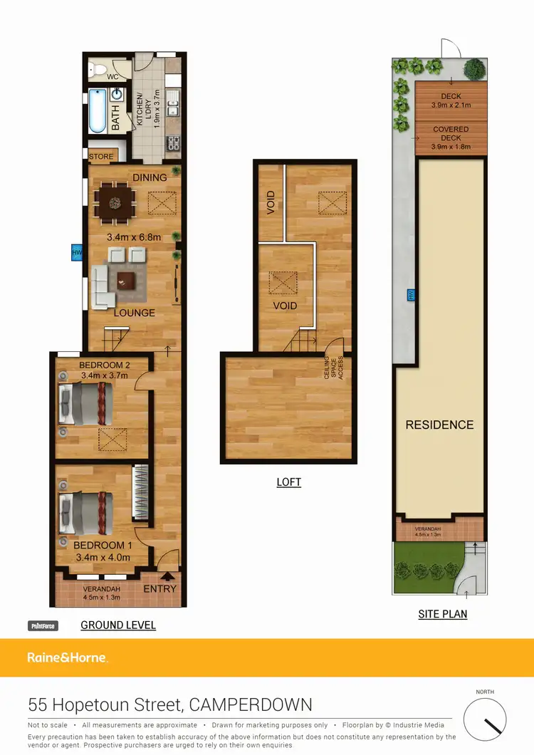 Floorplan of Homely house listing, 55 Hopetoun Street, Camperdown NSW 2050