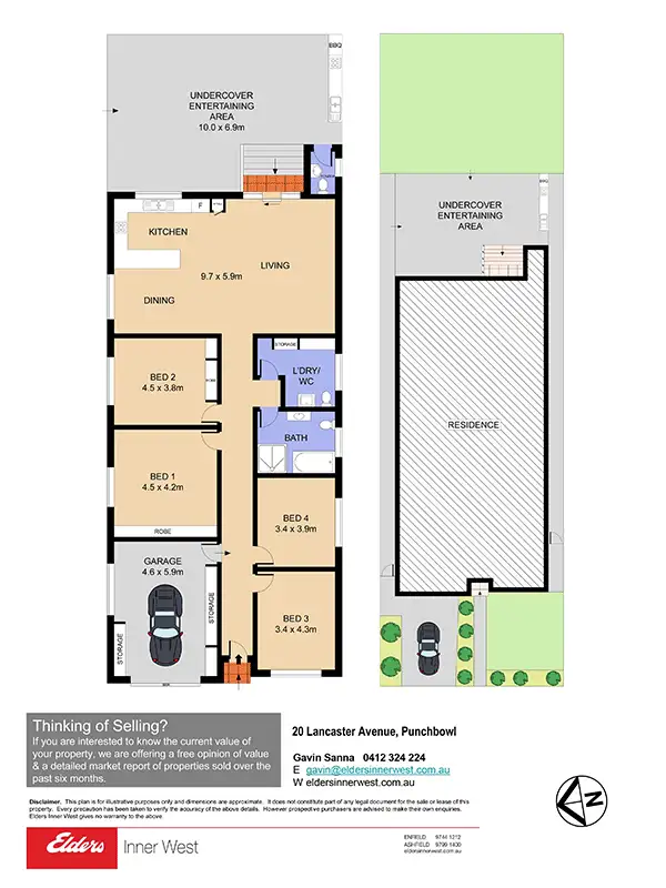 Floorplan of Homely house listing, 20 Lancaster Avenue, Punchbowl NSW 2196