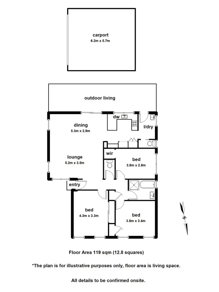 Floorplan of Homely house listing, 46 King Street, Yarra Glen VIC 3775