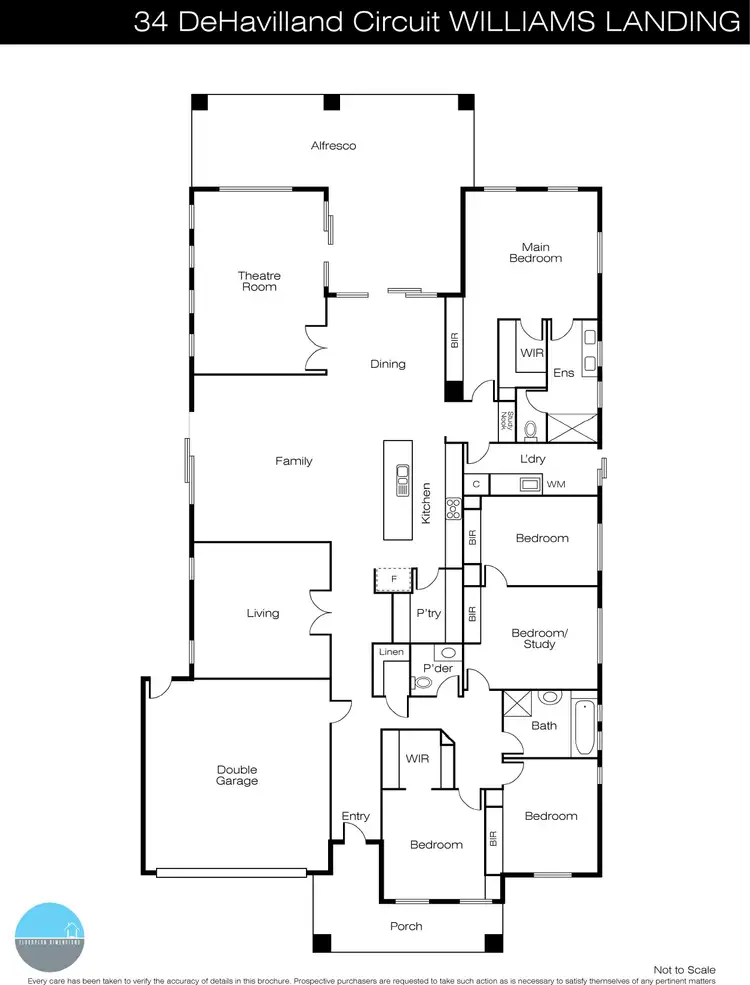 Floorplan of Homely house listing, 34 De Havilland Circuit, Williams Landing VIC 3027