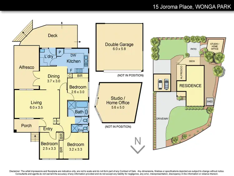 Floorplan of Homely house listing, 15 Joroma Place, Wonga Park VIC 3115