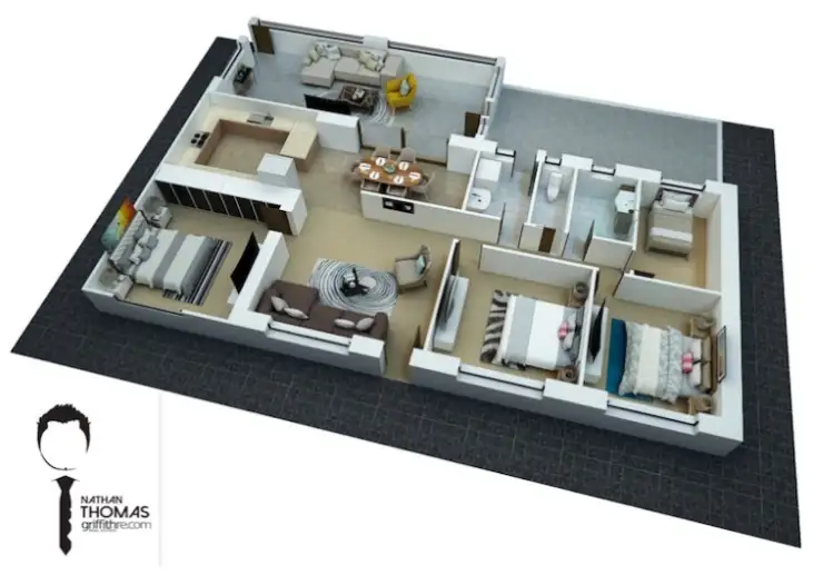 Floorplan of Homely house listing, 2428 Middleton Avenue, Griffith NSW 2680