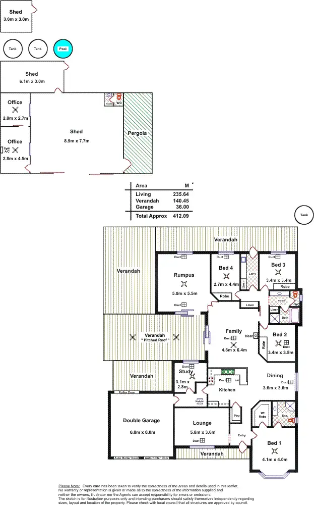 Floorplan of Homely house listing, Address available on request