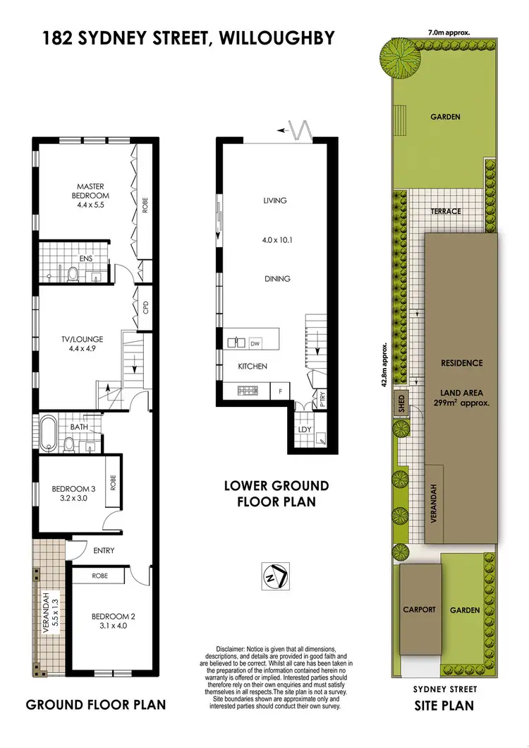 Floorplan of Homely house listing, 182 Sydney Street, Willoughby NSW 2068