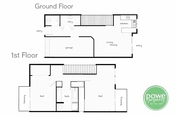 Floorplan of Homely unit listing, 2/10 Grantala Street, Manoora QLD 4870