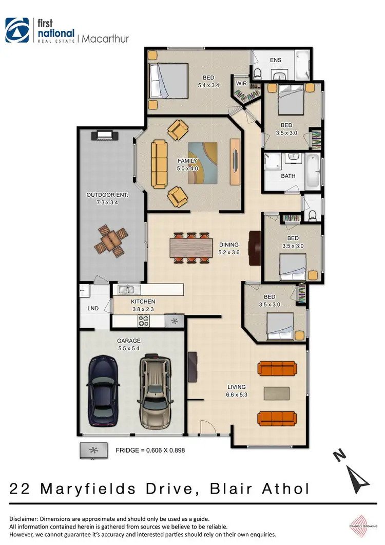 Floorplan of Homely house listing, 22 Maryfields Drive, Blair Athol NSW 2560