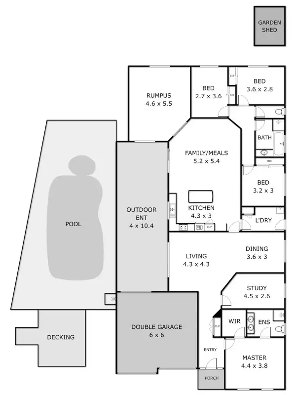 Floorplan of Homely house listing, 34 Paperbark Avenue, Sunbury VIC 3429