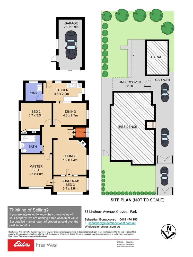 Floorplan of Homely house listing, 33 Linthorn Avenue, Croydon Park NSW 2133