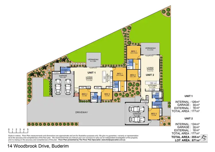 Floorplan of Homely house listing, 1/14 WOODBROOK DRIVE, Buderim QLD 4556