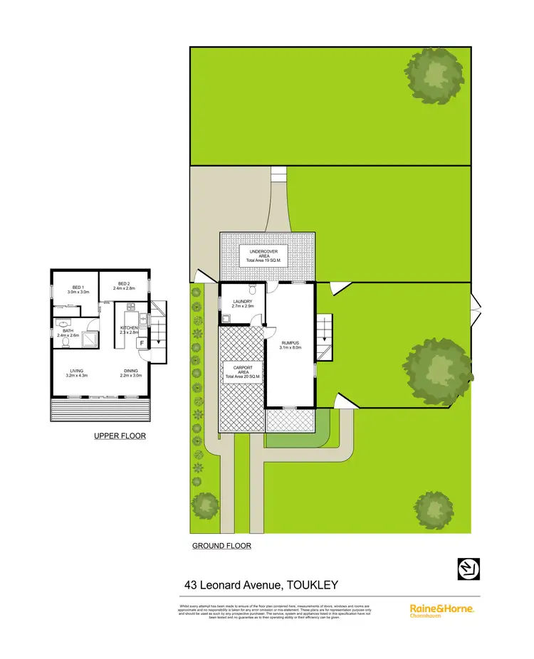 Floorplan of Homely house listing, 43 Leonard Avenue, Toukley NSW 2263