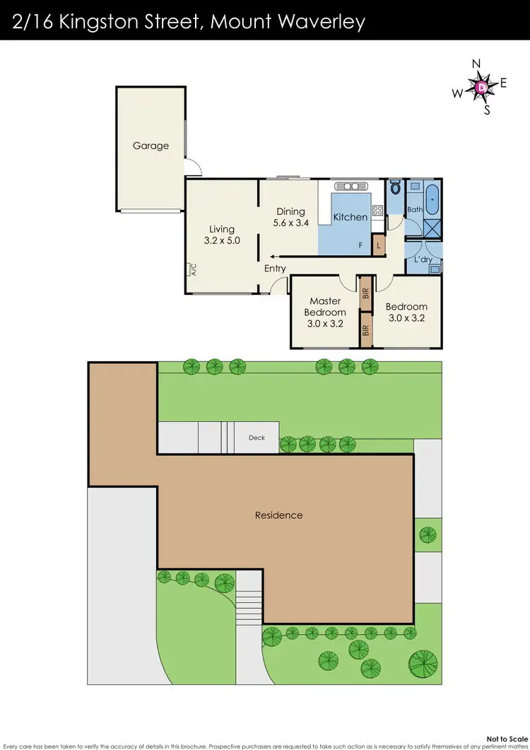 Floorplan of Homely unit listing, 2/16 Kingston Street, Mount Waverley VIC 3149