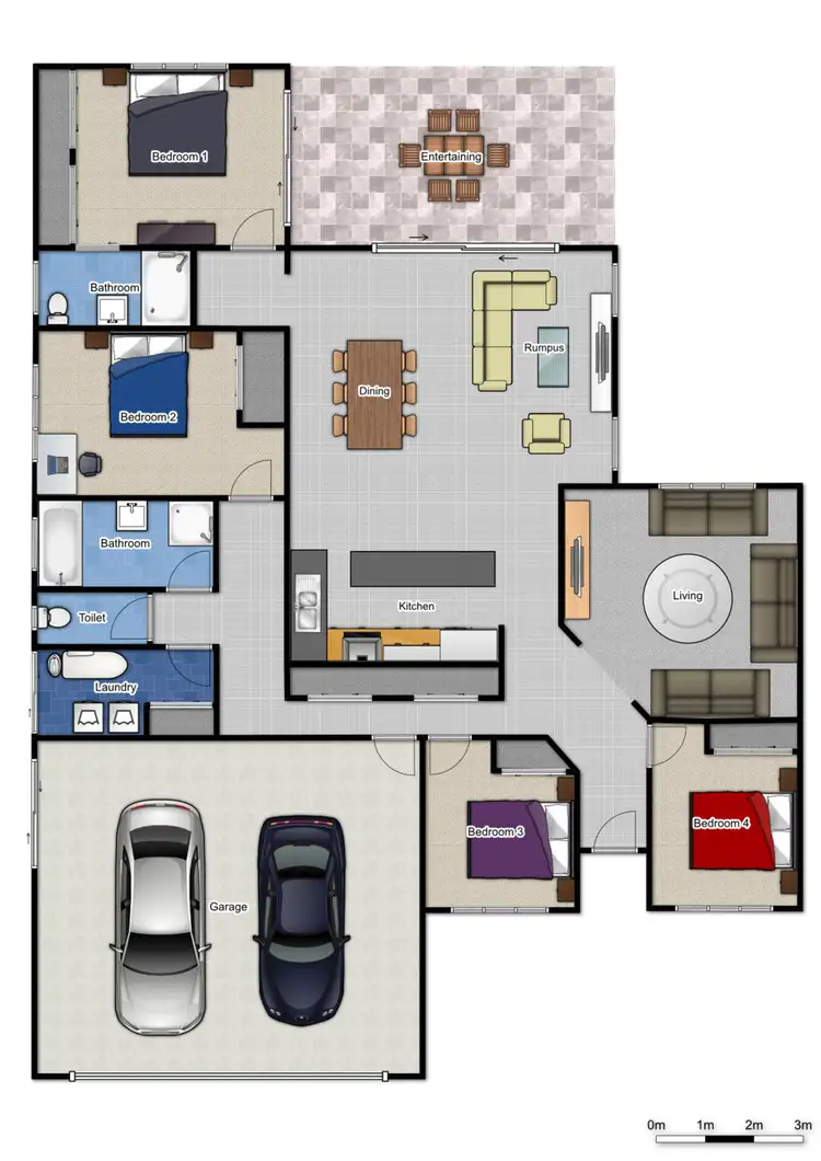Floorplan of Homely house listing, 19 Fairweather St, Berrinba QLD 4117