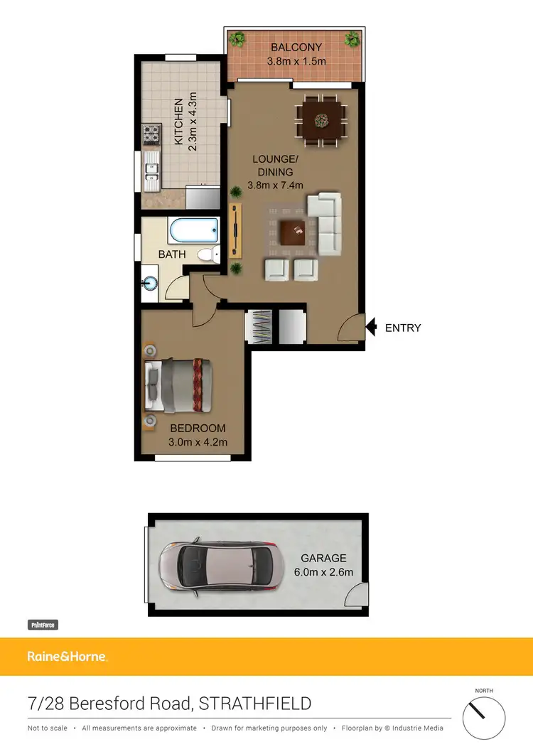 Floorplan of Homely apartment listing, 7/28 Beresford Road, Strathfield NSW 2135