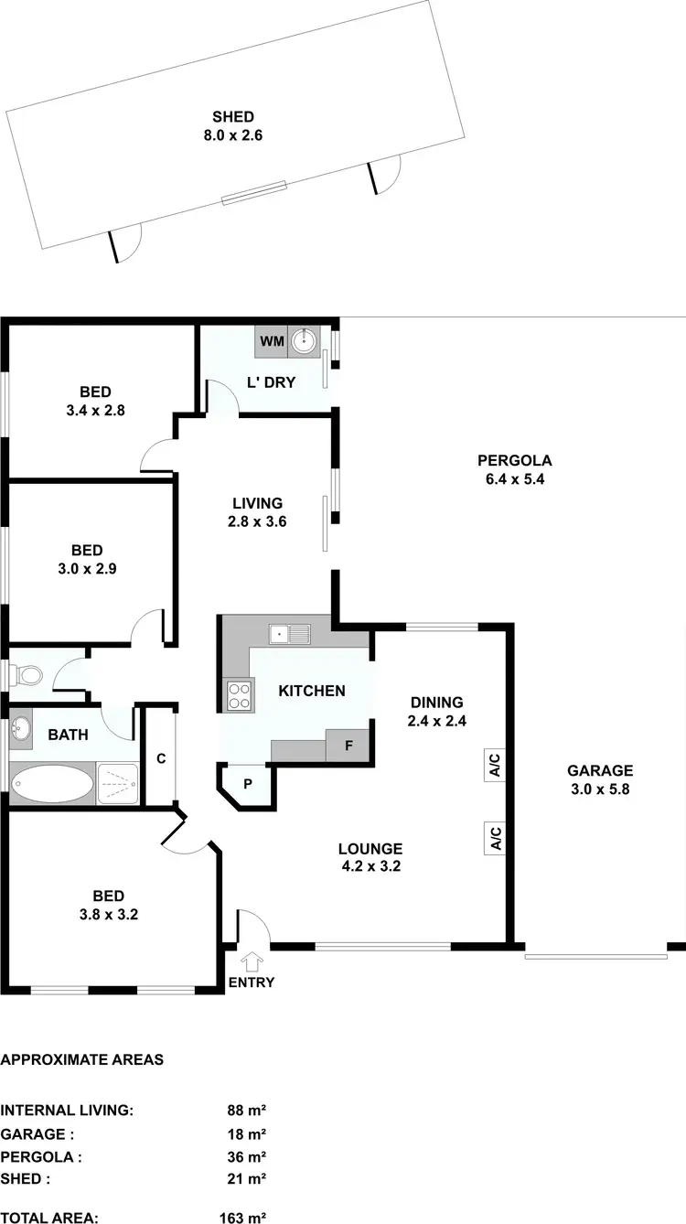 Floorplan of Homely house listing, 17 Window Road, Willaston SA 5118