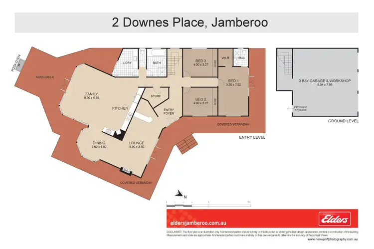 Floorplan of Homely house listing, 2 Downes Place, Jamberoo NSW 2533