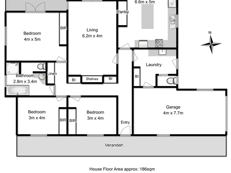 Floorplan of Homely house listing, 5 Moorpark Court, Forcett TAS 7173