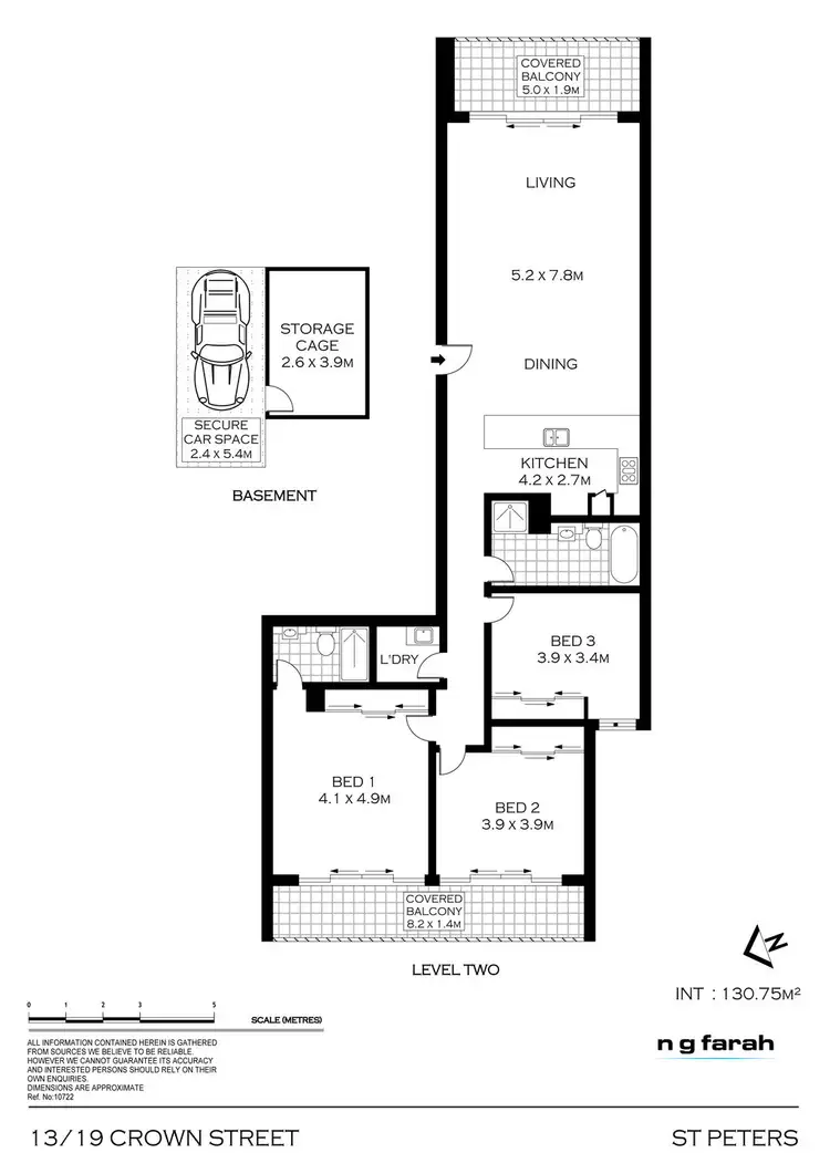 Floorplan of Homely apartment listing, 13/19-23 Crown Street, St Peters NSW 2044