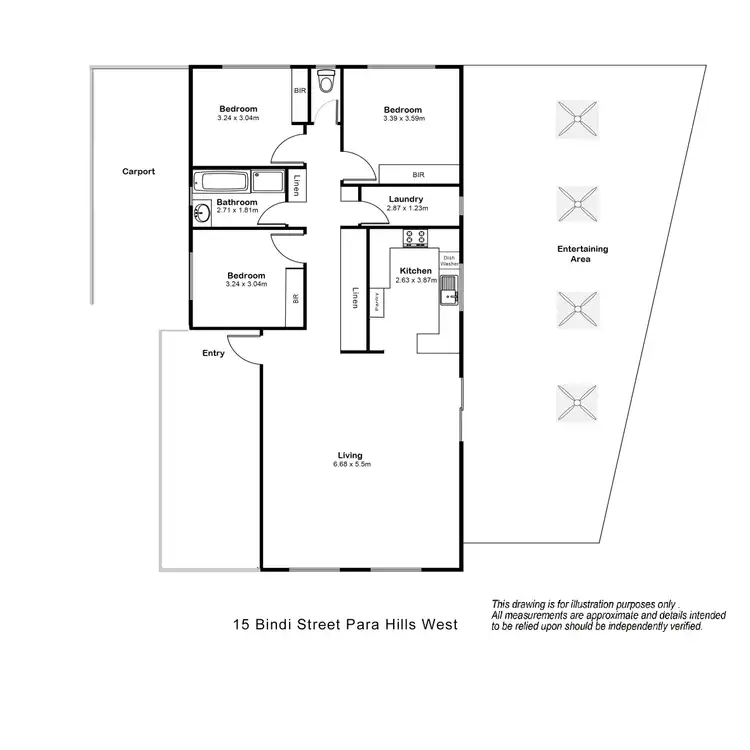 Floorplan of Homely house listing, 15 Bindi Street, Para Hills West SA 5096