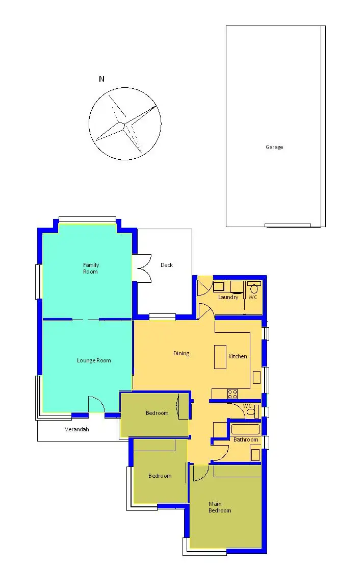 Floorplan of Homely house listing, 10 Lewan Avenue, Kingston TAS 7050