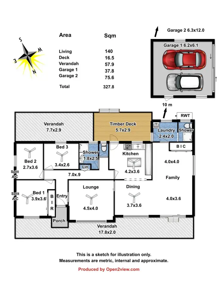 Floorplan of Homely house listing, 2 Calaroga Street, Mallala SA 5502