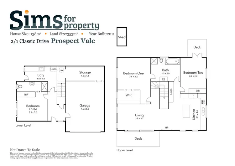 Floorplan of Homely house listing, 2/1 Classic Drive, Prospect Vale TAS 7250