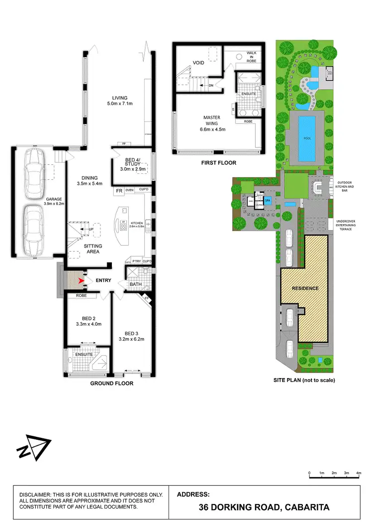 Floorplan of Homely house listing, 36 Dorking Road, Cabarita NSW 2137