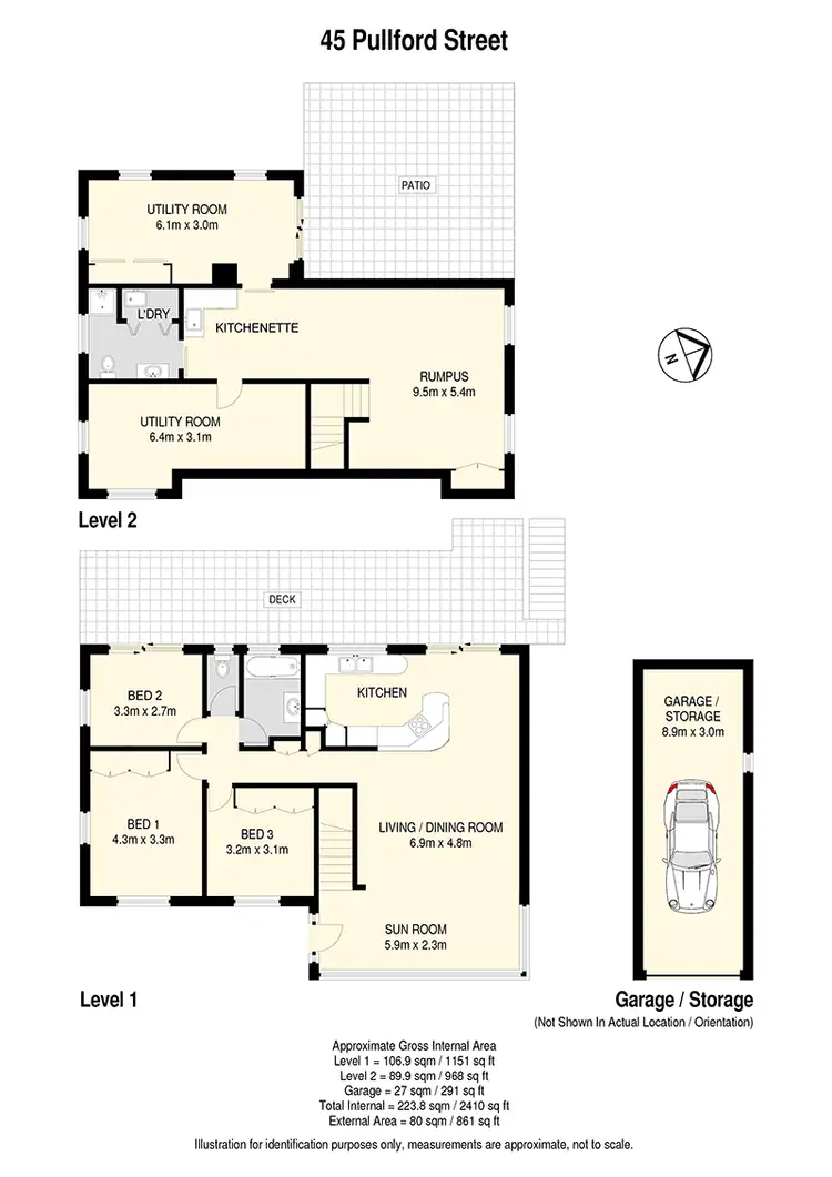 Floorplan of Homely house listing, 45 Pullford Street, Chermside West QLD 4032