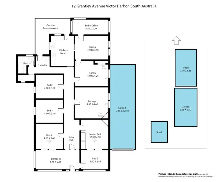 Floorplan of Homely house listing, 12 Grantley Avenue, Victor Harbor SA 5211