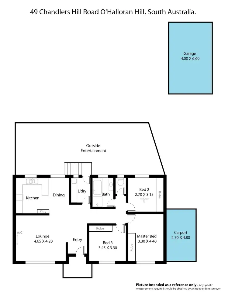 Floorplan of Homely house listing, 49 Chandlers Hill Road, O'halloran Hill SA 5158